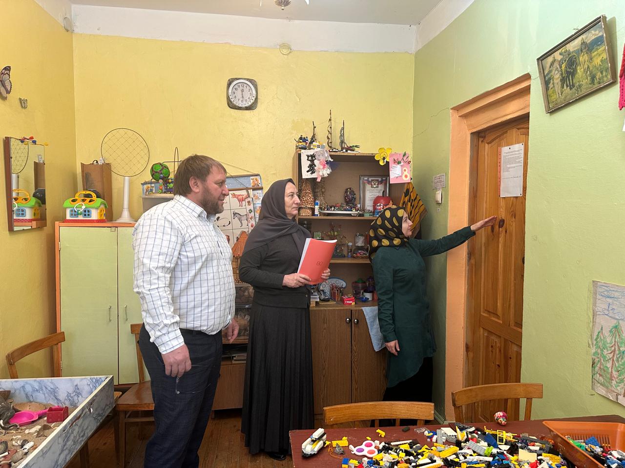 Проверка пожарной безопасности в Реабилитационном центре для детей и подростков с ограниченными возможностями г. Кизилюрт.